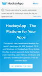 Mobile Screenshot of hockeyapp.net